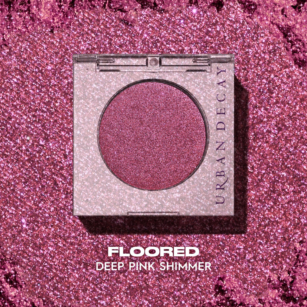 URBAN DECAY 24/7 Eyeshadow Deep Pink Shimmer swatch on skin