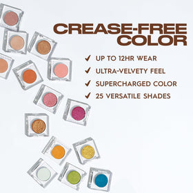 URBAN DECAY 24/7 Eyeshadow Warm Beige Matte Shadow applied on eyelid