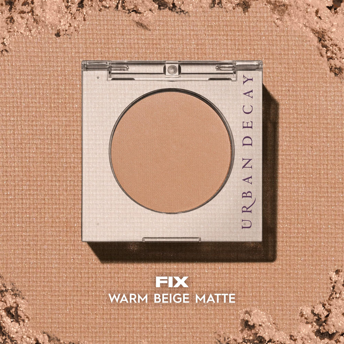 URBAN DECAY 24/7 Eyeshadow Warm Beige Matte Shadow swatch on skin