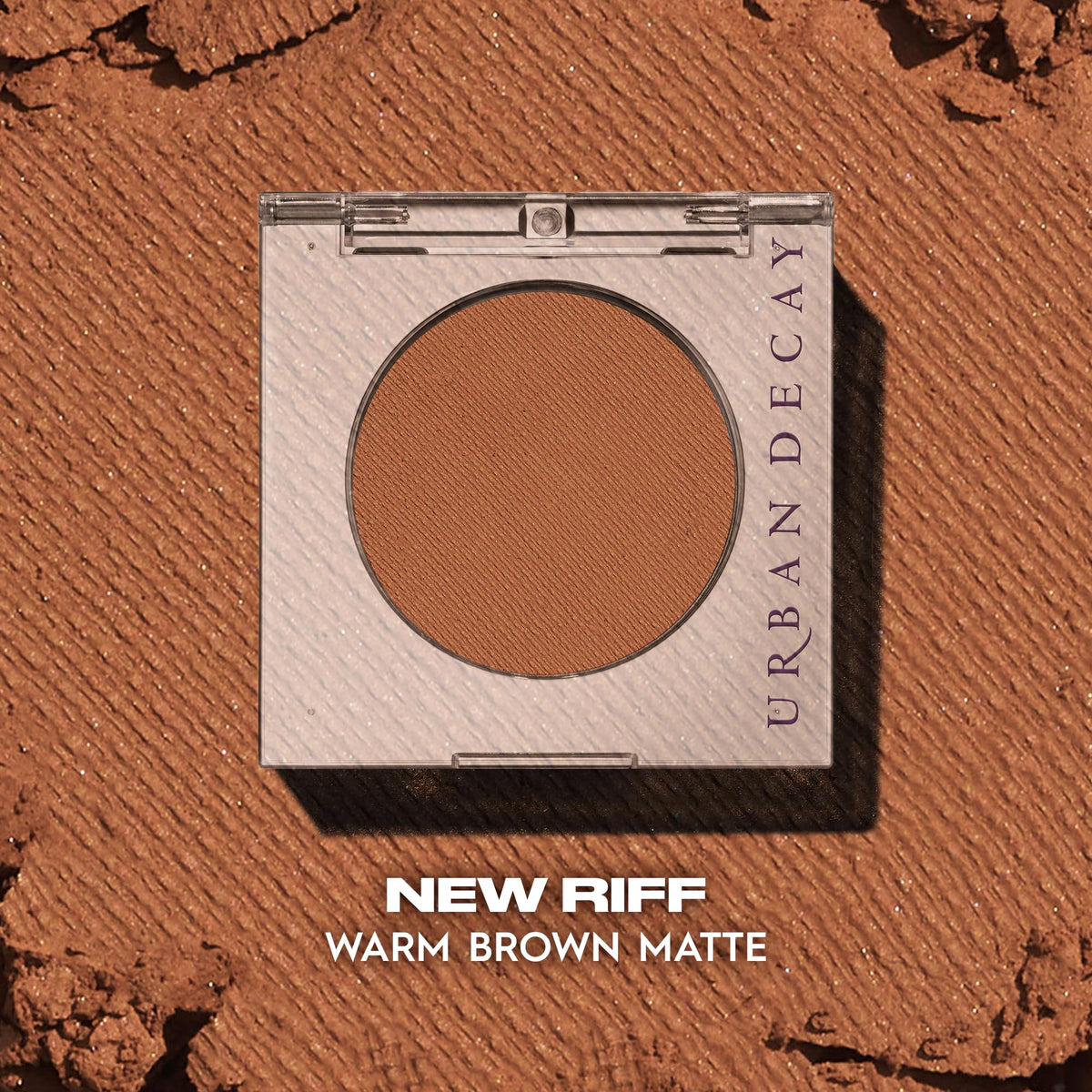 URBAN DECAY 24/7 Eyeshadow Warm Brown Matte Shadow swatch on skin