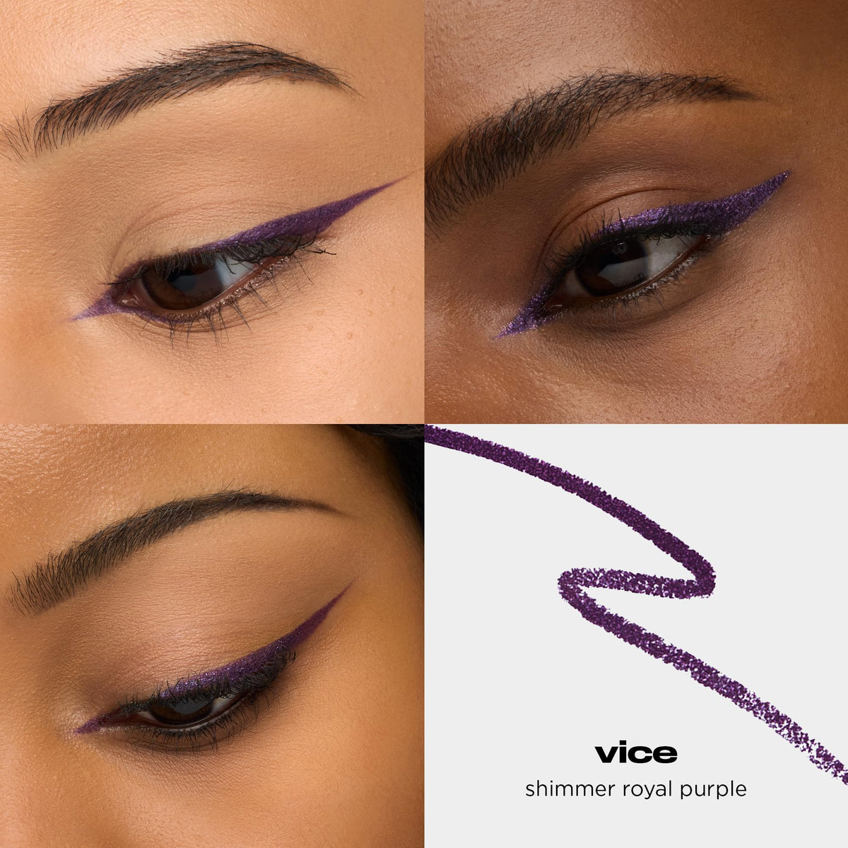 URBAN DECAY 24/7 Glide-On Dark Purple Eyeliner Pencil with shimmer finish