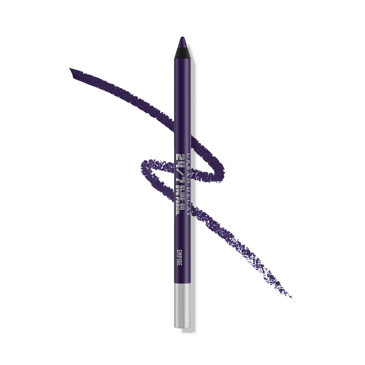 URBAN DECAY 24/7 Glide-On Eyeliner Pencil in Dark Purple, front view