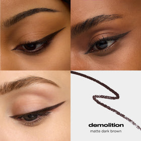 URBAN DECAY 24/7 Glide-On Eyeliner Pencil showing deep brown matte finish