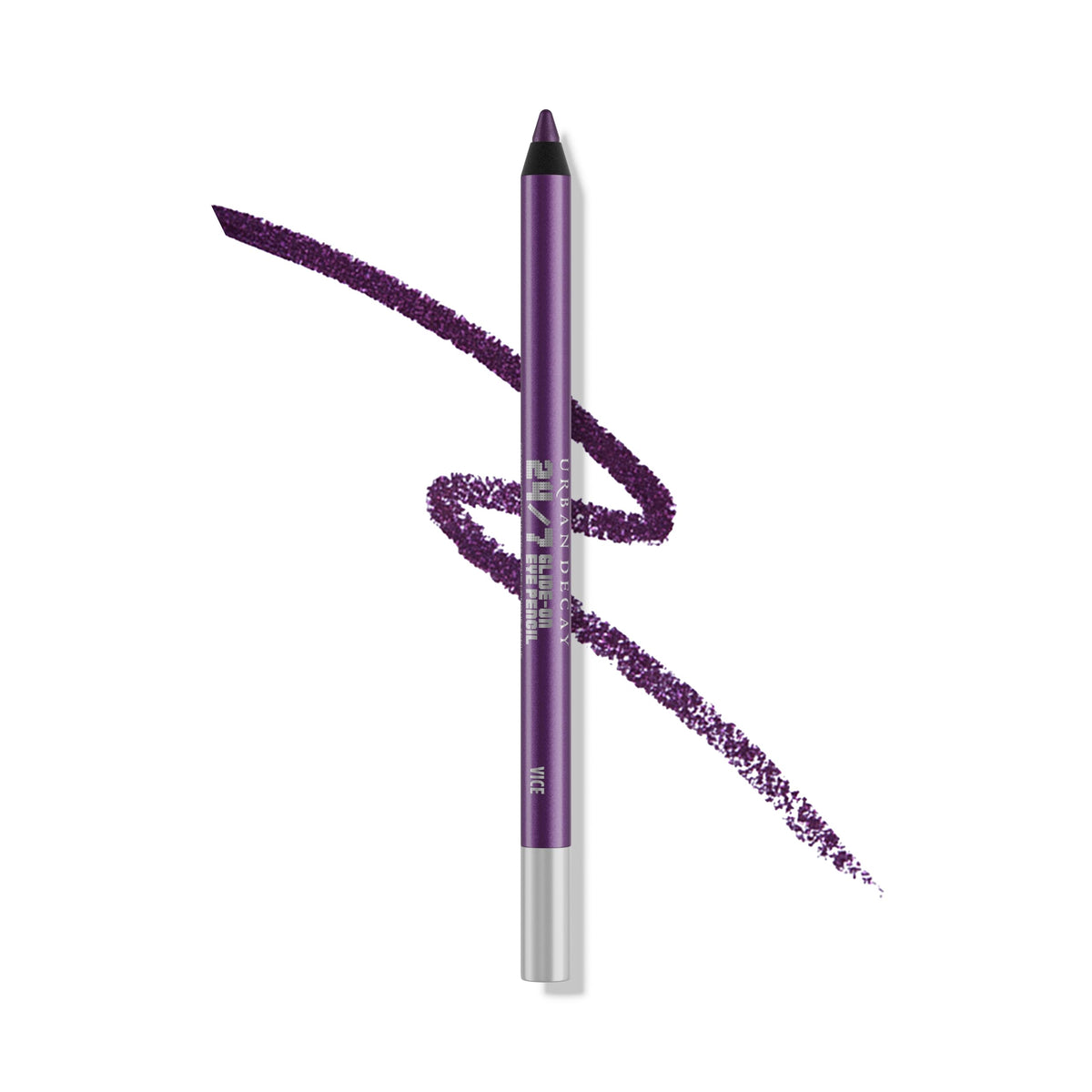 URBAN DECAY 24/7 Glide-On Waterproof Dark Purple Eyeliner Pencil front view