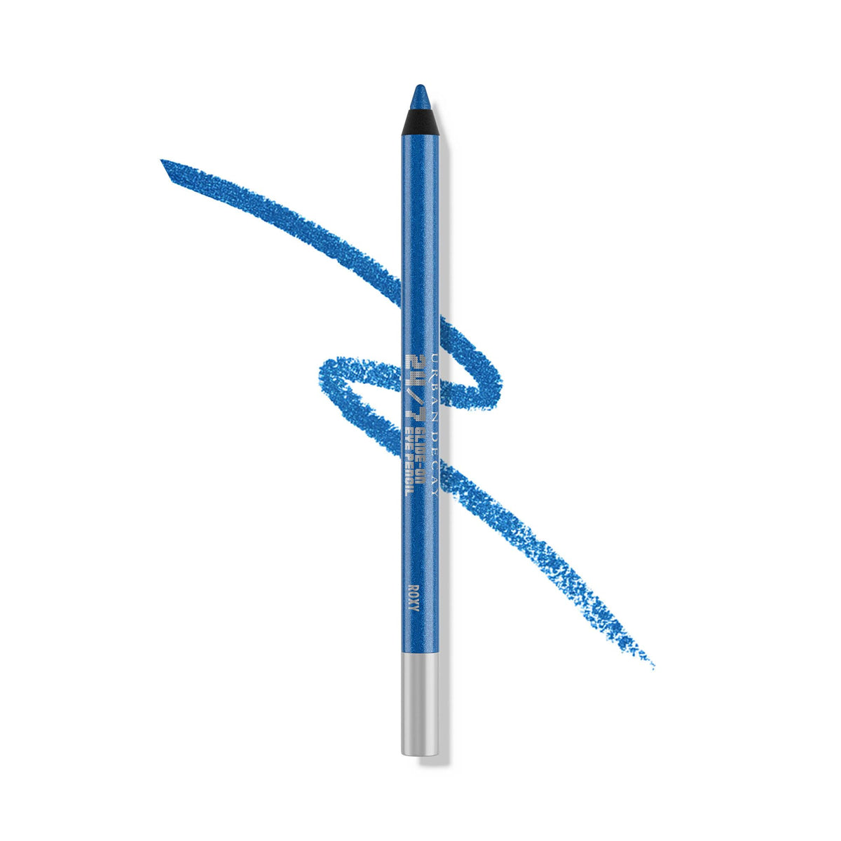 URBAN DECAY 24/7 Glide-On Waterproof Metallic Blue Eyeliner Pencil front view