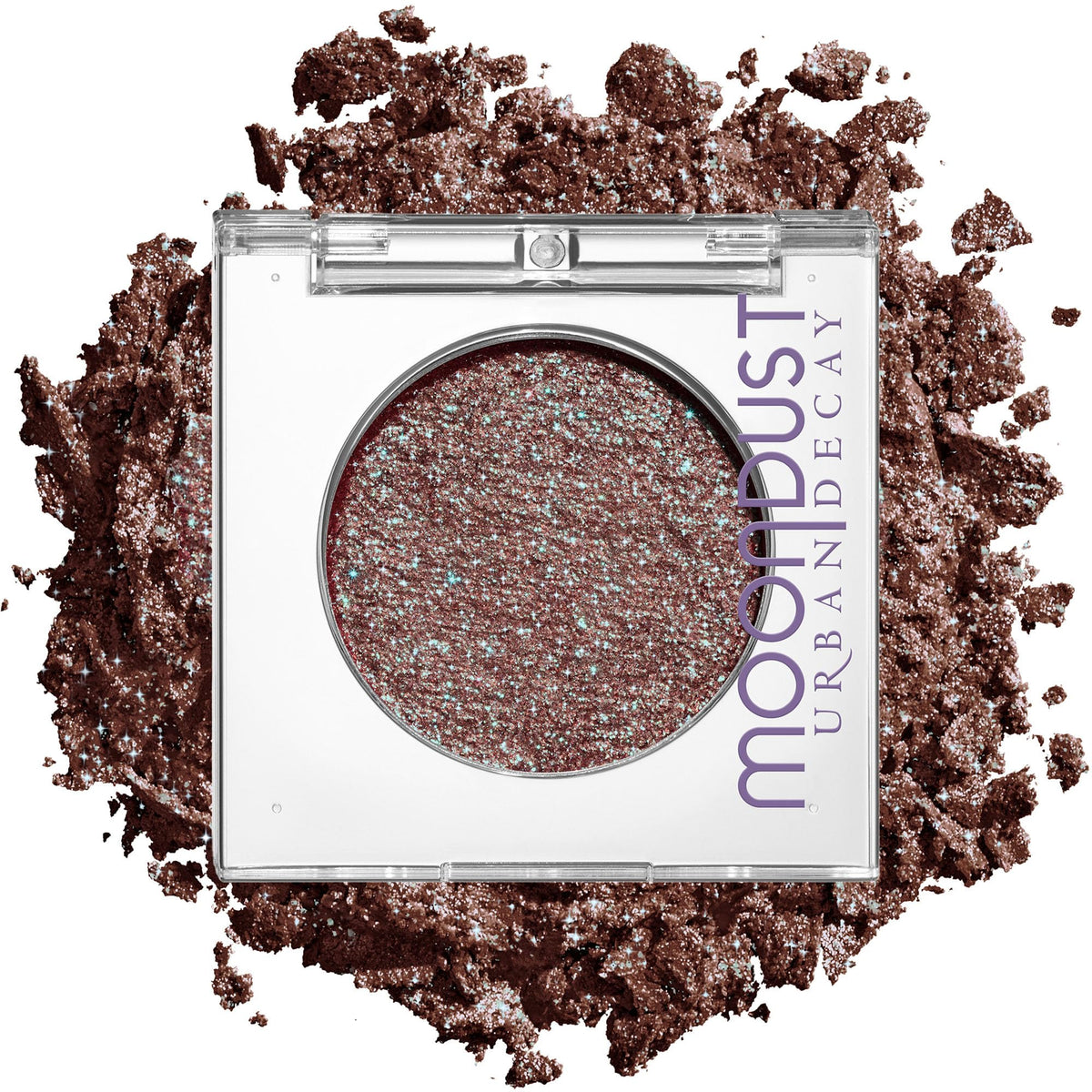 URBAN DECAY 24/7 Moondust Red Eyeshadow with Green Sparkle front view