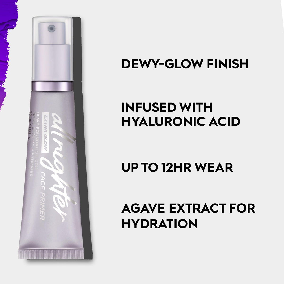 URBAN DECAY All Nighter Extra Glow Face Primer 50g packaging details