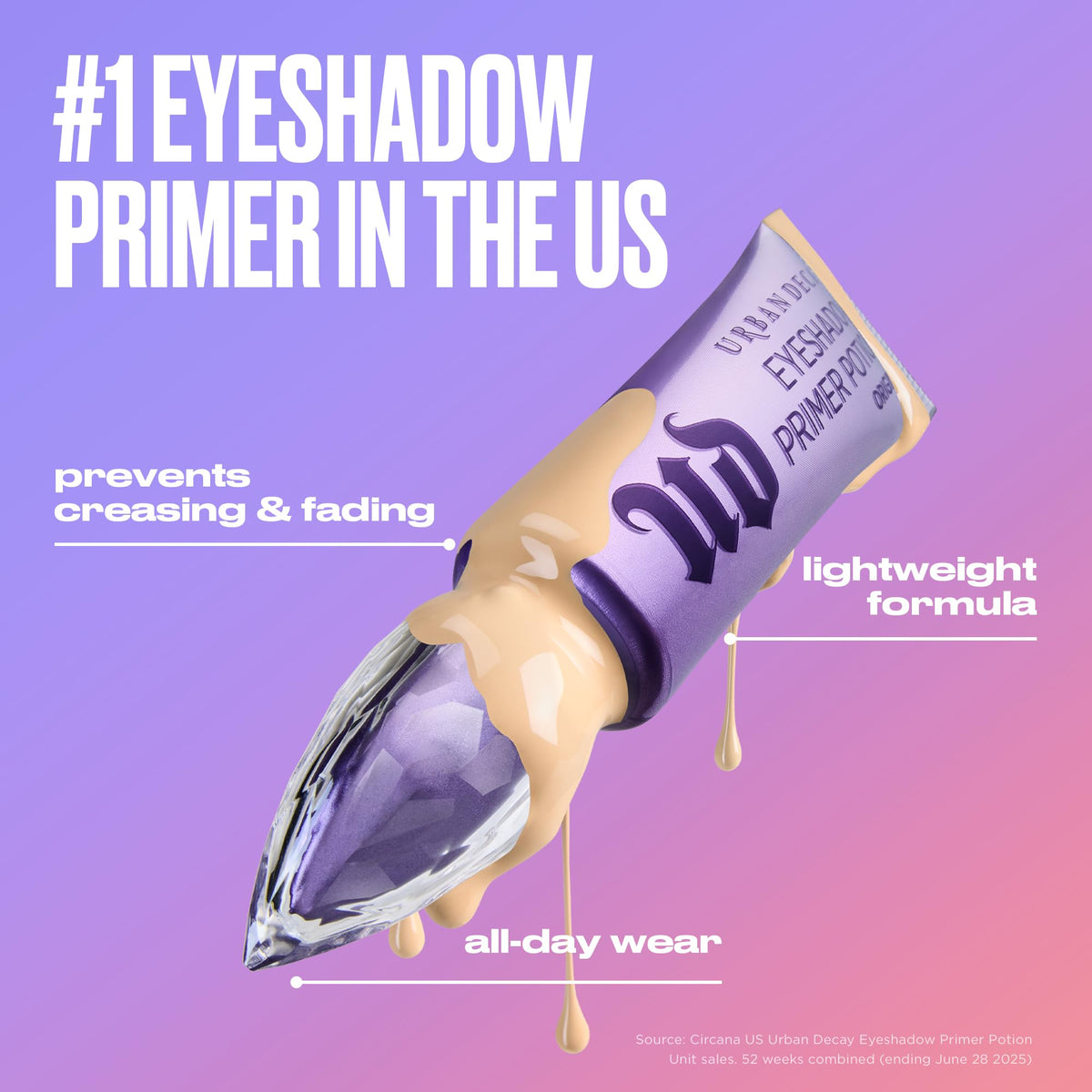 URBAN DECAY Anti-Aging Eyeshadow Primer Potion packaging side view