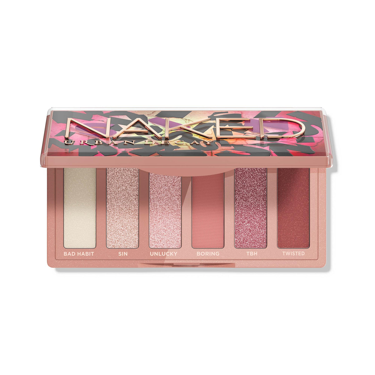 URBAN DECAY Naked Mini Blush-toned Neutral Eyeshadow Palette front view