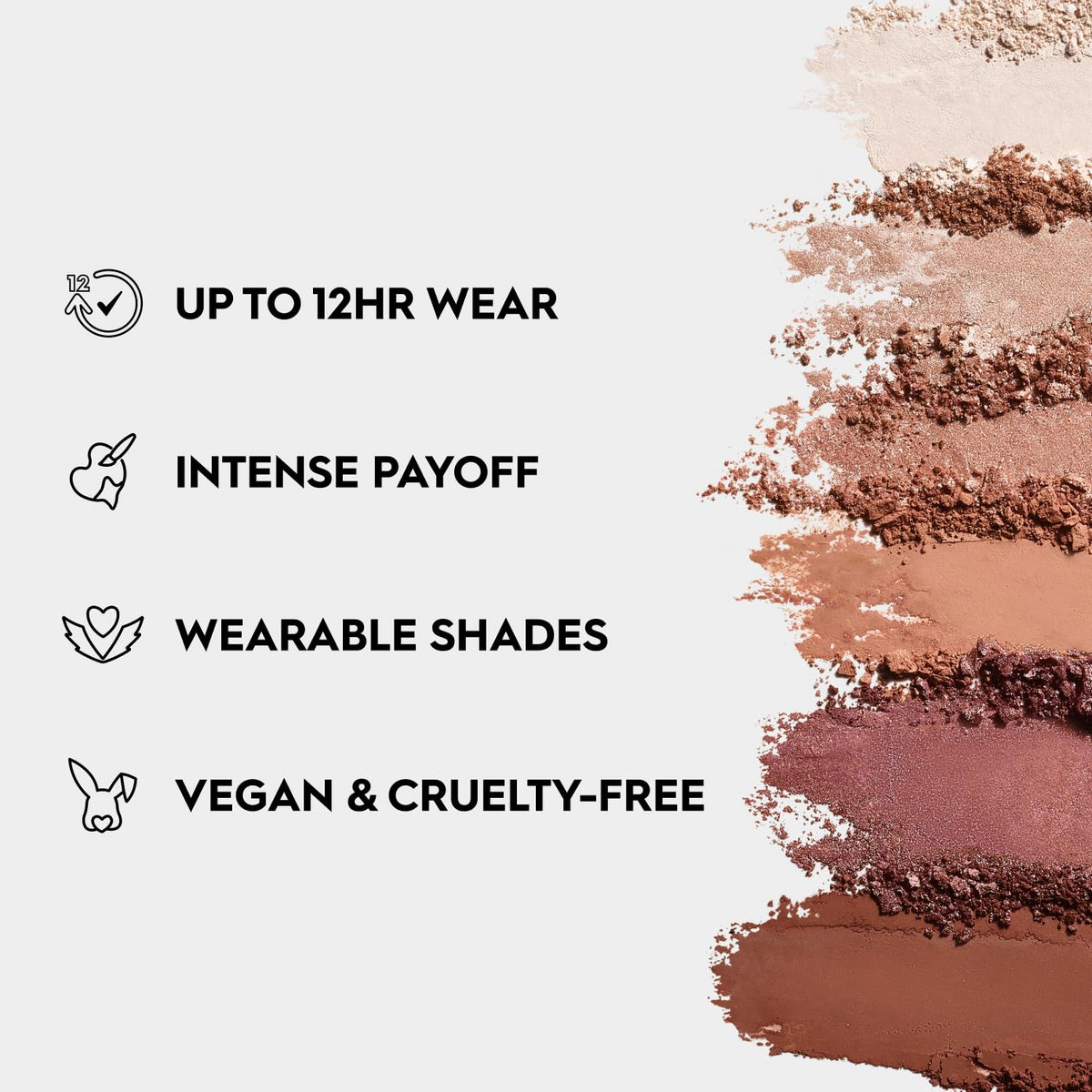 URBAN DECAY Naked Mini Blush-toned Neutral Eyeshadow Palette open showing shades