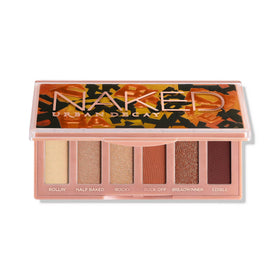 URBAN DECAY Naked Mini Bronze Eyeshadow Palette front view with shades
