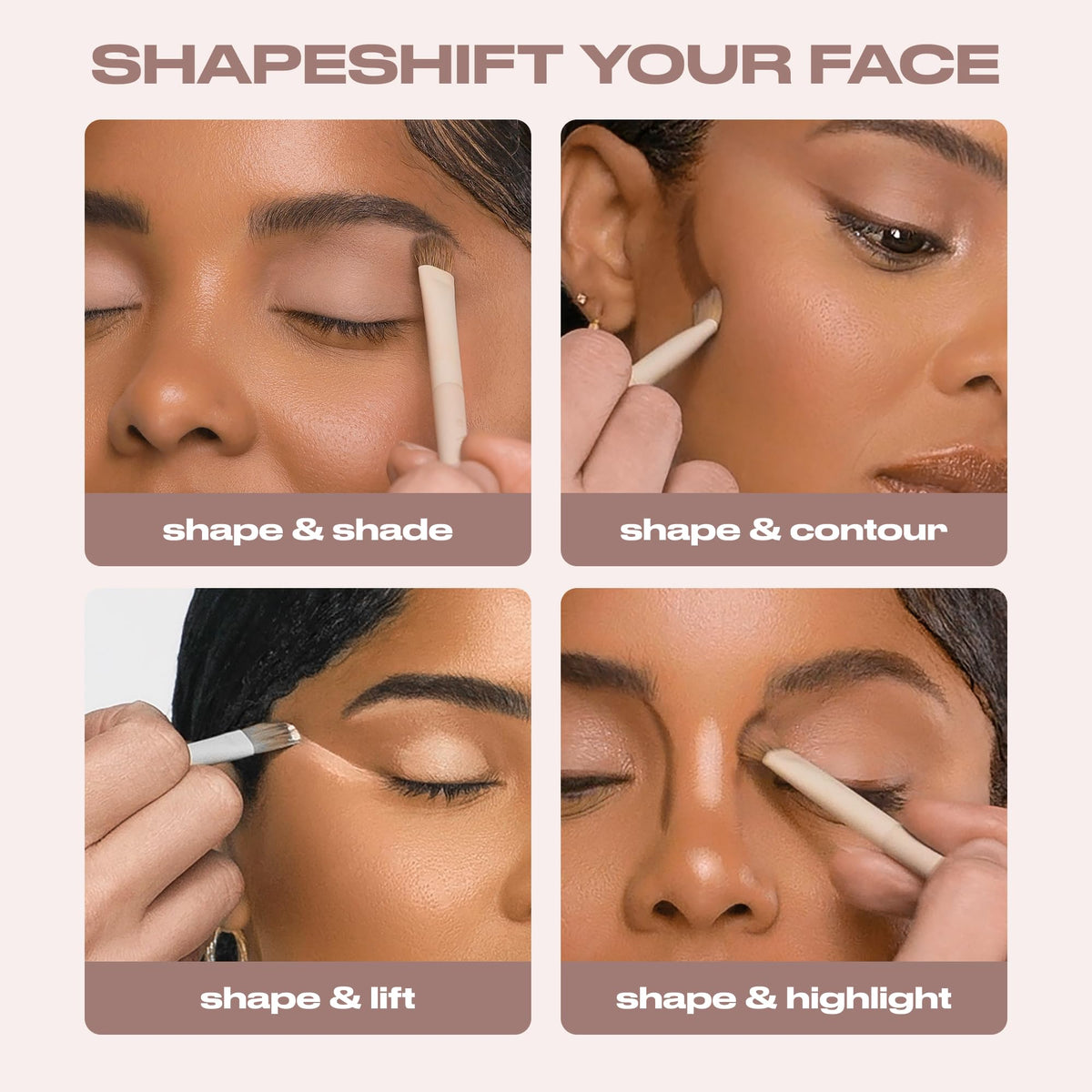URBAN DECAY Naked Shaped Palette with Cream, Matte, Shimmer finishes