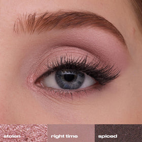 URBAN DECAY Naked3 Mini Eyeshadow Palette lifestyle scene on vanity