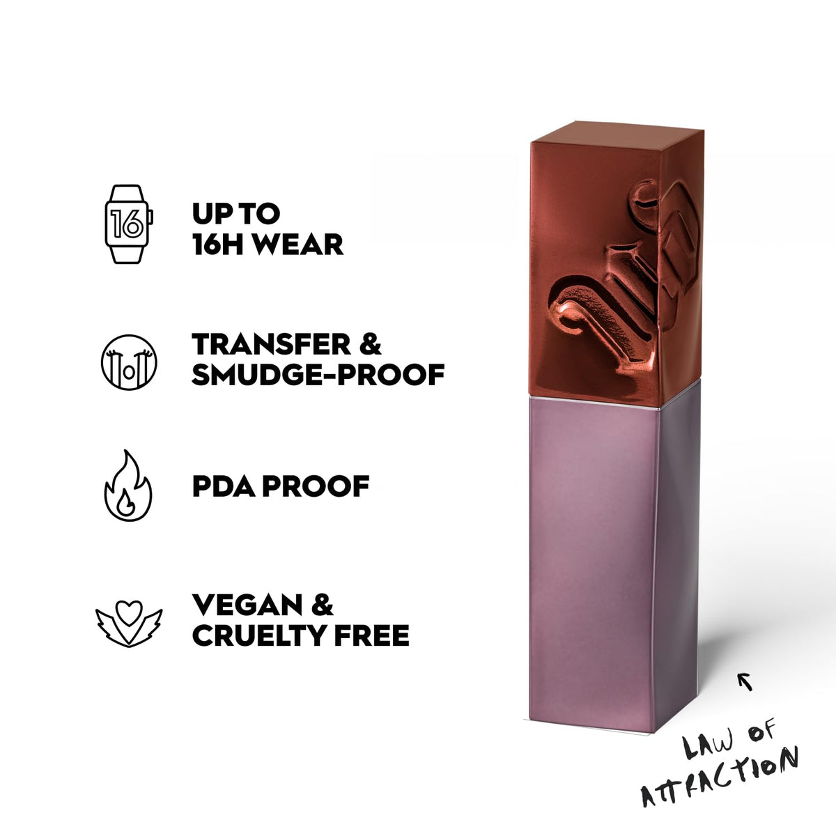 URBAN DECAY Vice Lip Bond Lipstick Toffee Nude on model