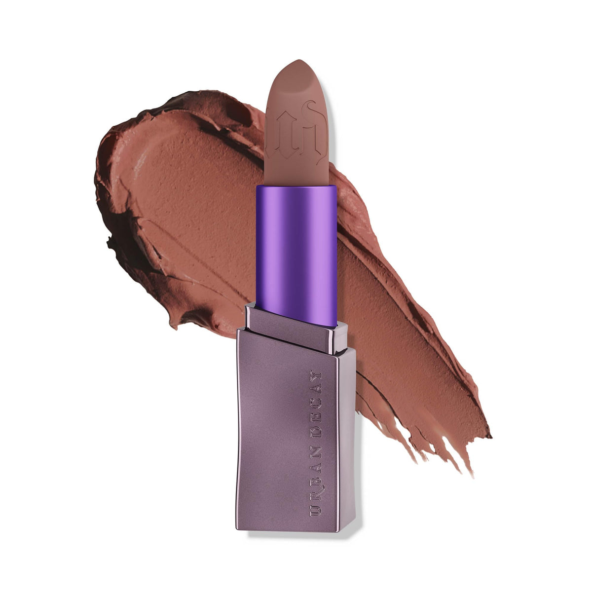 URBAN DECAY Vice Lipstick Deep Warm Brown front view