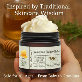 URQT Beef Tallow Balm application on skin