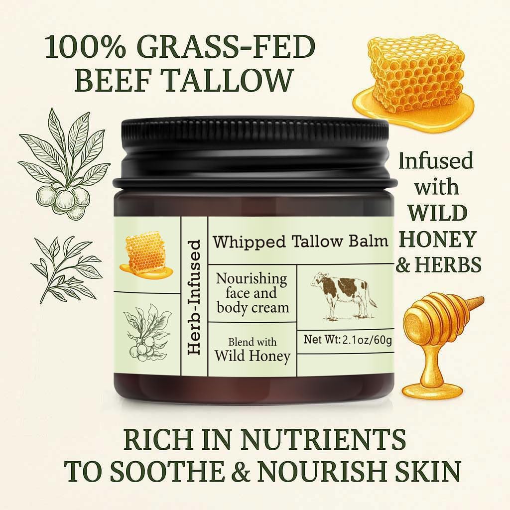 URQT Beef Tallow Balm texture close-up