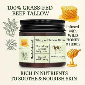 URQT Beef Tallow Balm texture close-up