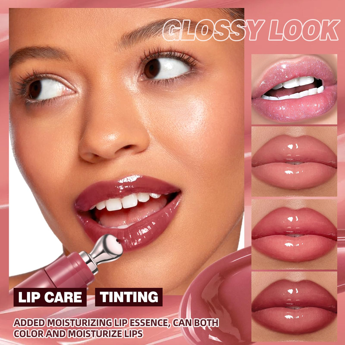 URQT Brightening Lip Serum in deep mauve shade