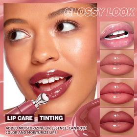 URQT Brightening Lip Serum in deep mauve shade