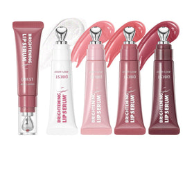 URQT Brightening Lip Serum Set with four shades and metal applicator