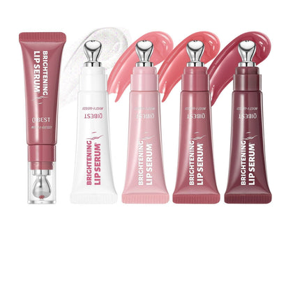 URQT Brightening Lip Serum Set with four shades and metal applicator