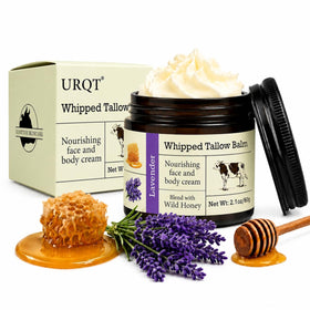 URQT Whipped Tallow Balm side view showing texture