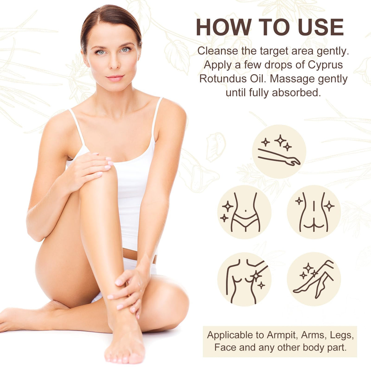 Uruses Cyperus Rotundus Oil in a bathroom setting