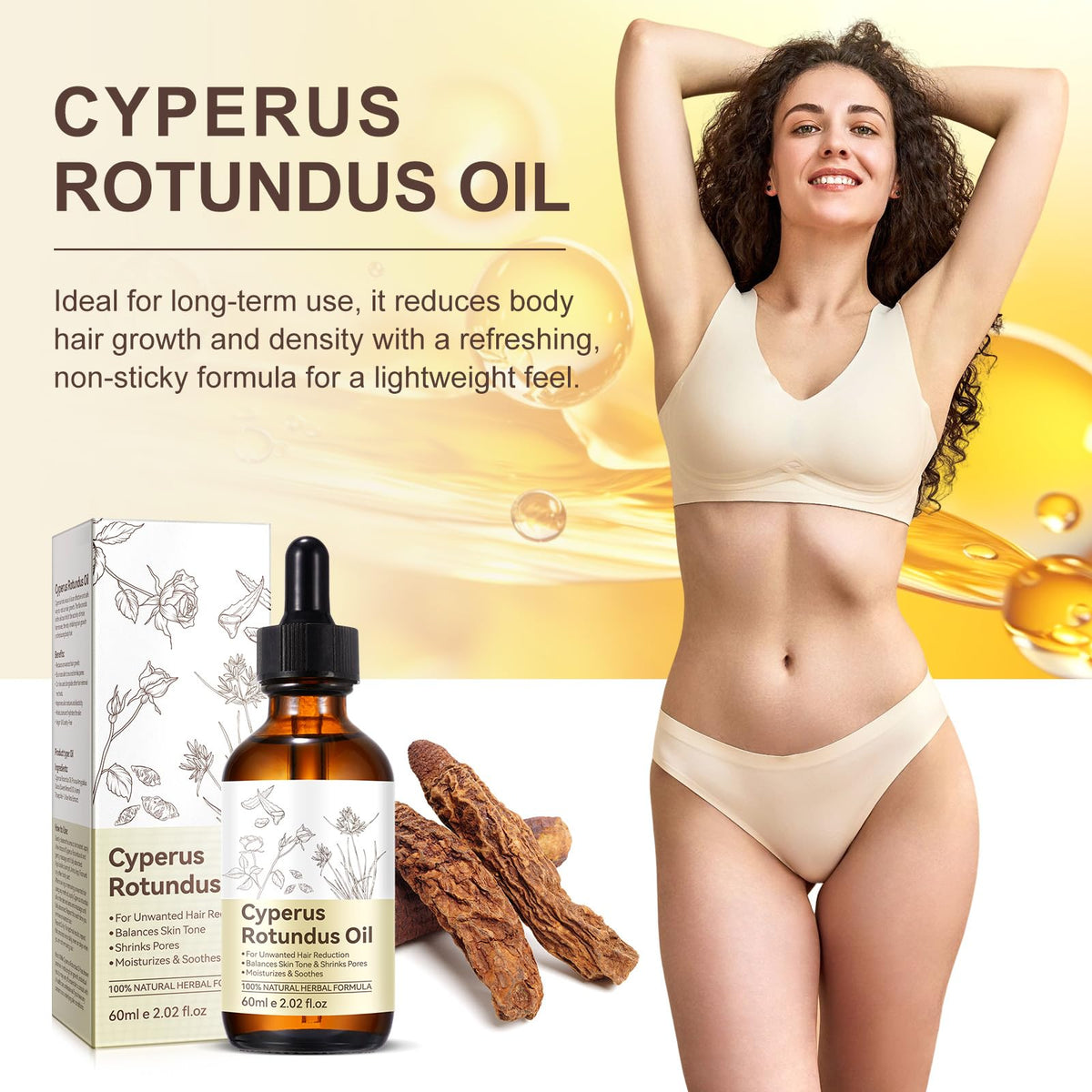 Uruses Cyperus Rotundus Oil in a lifestyle setting