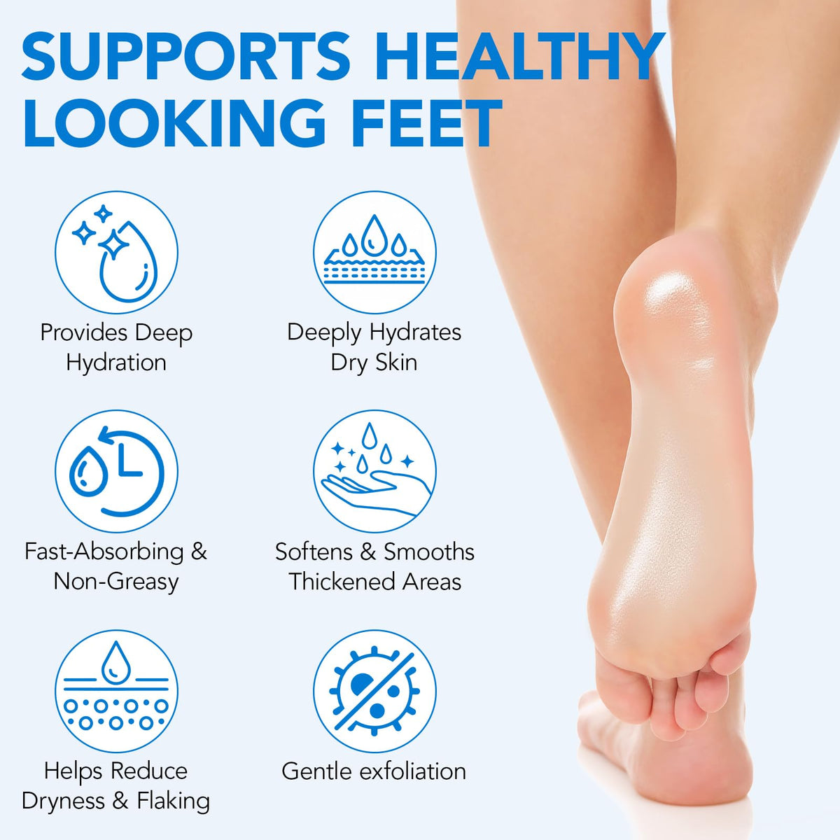 Uruses Urea Cream 60% application on dry feet