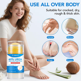 Uruses Urea Cream 60% on a bathroom counter