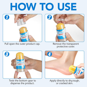 Uruses Urea Cream 60% product texture on skin