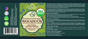 US Organic Avocado Oil 2 oz with glass dropper