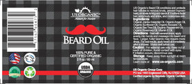 US Organic Beard Oil dropper close-up