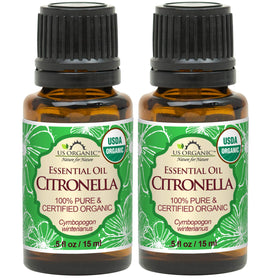 US Organic Citronella Essential Oil 15 ml front view