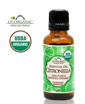 US Organic Citronella Essential Oil packaging details