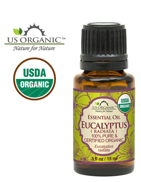 US Organic Eucalyptus Essential Oil 15ml packaging