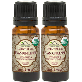 US Organic Frankincense Essential Oil 10ml bottle front view