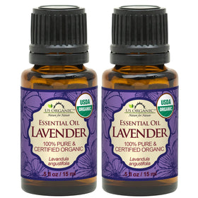 US Organic Lavender Essential Oil 15ml bottle front view