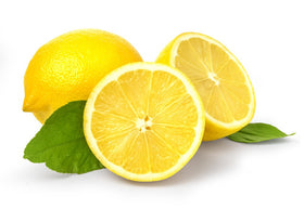 US Organic Lemon Essential Oil being poured into a diffuser