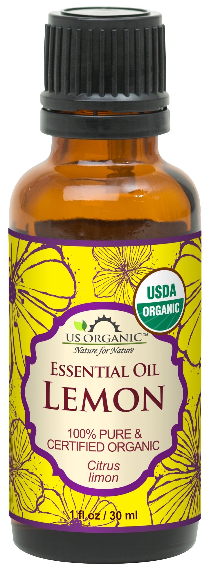 US Organic Lemon Essential Oil packaging details