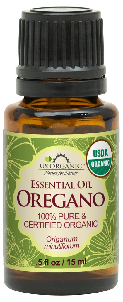 US Organic Oregano Essential Oil 15ml front view