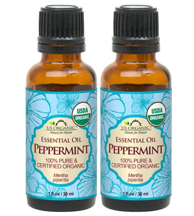 US Organic Peppermint Essential Oil 30ml front view