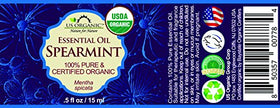 US Organic Spearmint Essential Oil with Euro dropper
