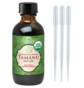 US Organic Tamanu Oil 2oz bottle front view