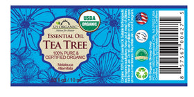 US Organic Tea Tree Essential Oil 10ml side view