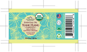 US Organic Ylang Ylang Essential Oil 10ml with Euro dropper