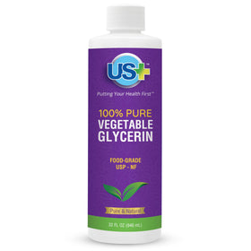 US+ Vegetable Glycerin 32 fl oz bottle front view