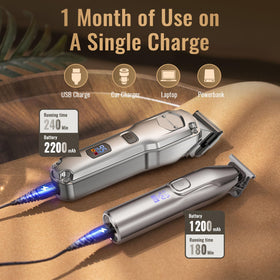 USB cables for charging the hair clippers