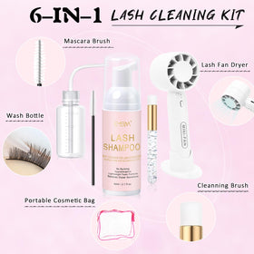 USB mini fan included in EMEDA Lash Shampoo Kit